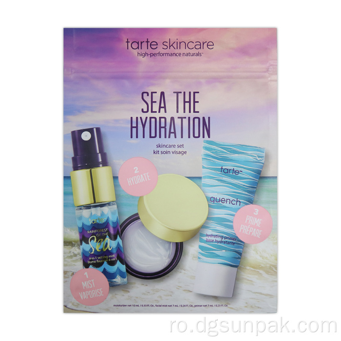 Pensule de machiaj Ambalare Geantă de machiaj Matte Zip Lock